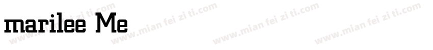 marilee Medium字体转换